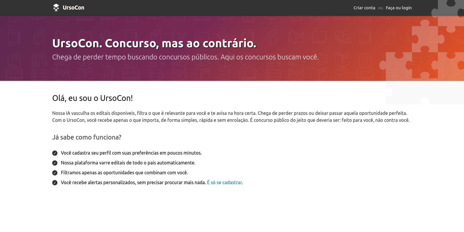 Print do App UrsoCon